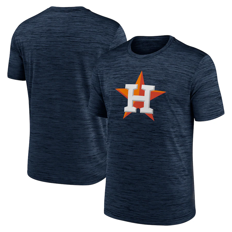 Men's Houston Astros Navy Team Logo Velocity Performance T-Shirt Men's Houston Astros Navy Team Logo Velocity Performance T-Shirt